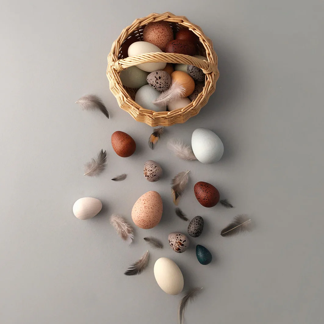 A Dozen Bird Eggs in a Basket - Moon Picnic - Image 3