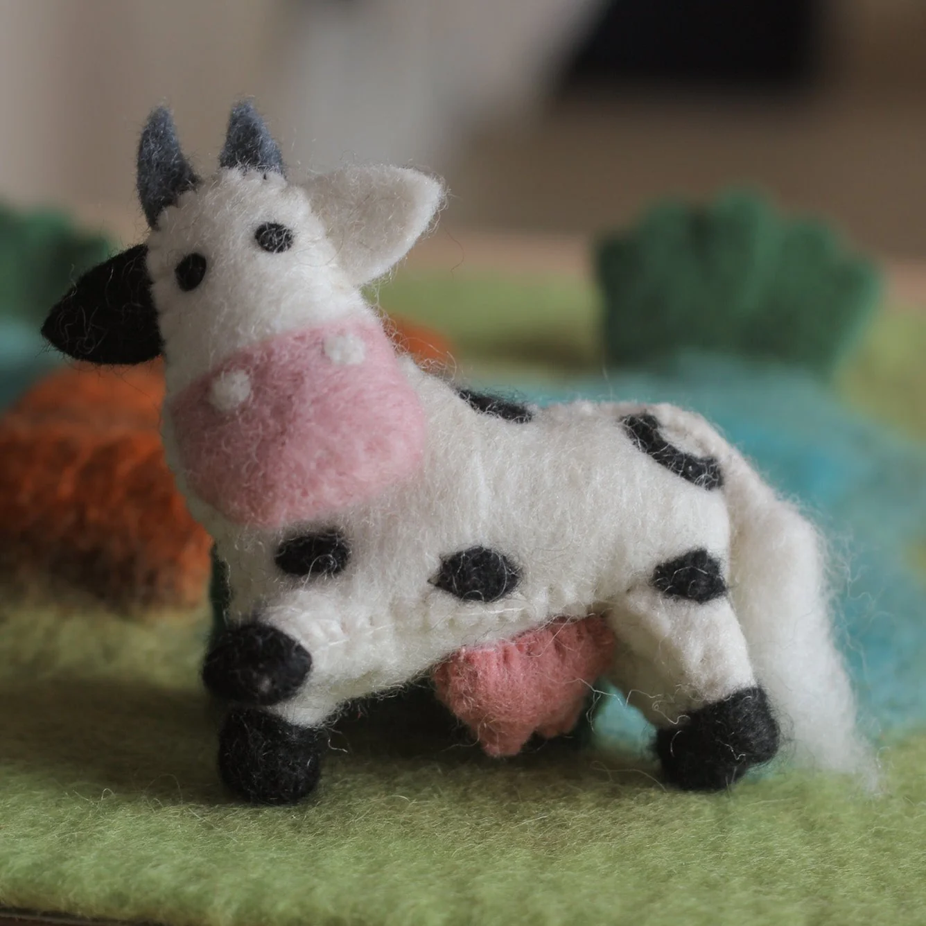 Felt Cow Farm Animal | Felted Animal - Image 3
