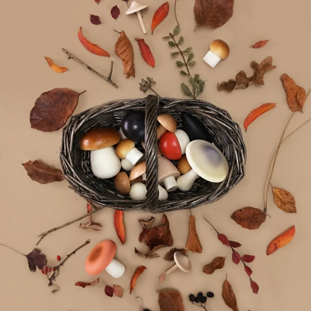 Forest Mushrooms Basket - Moon Picnic - Image 4