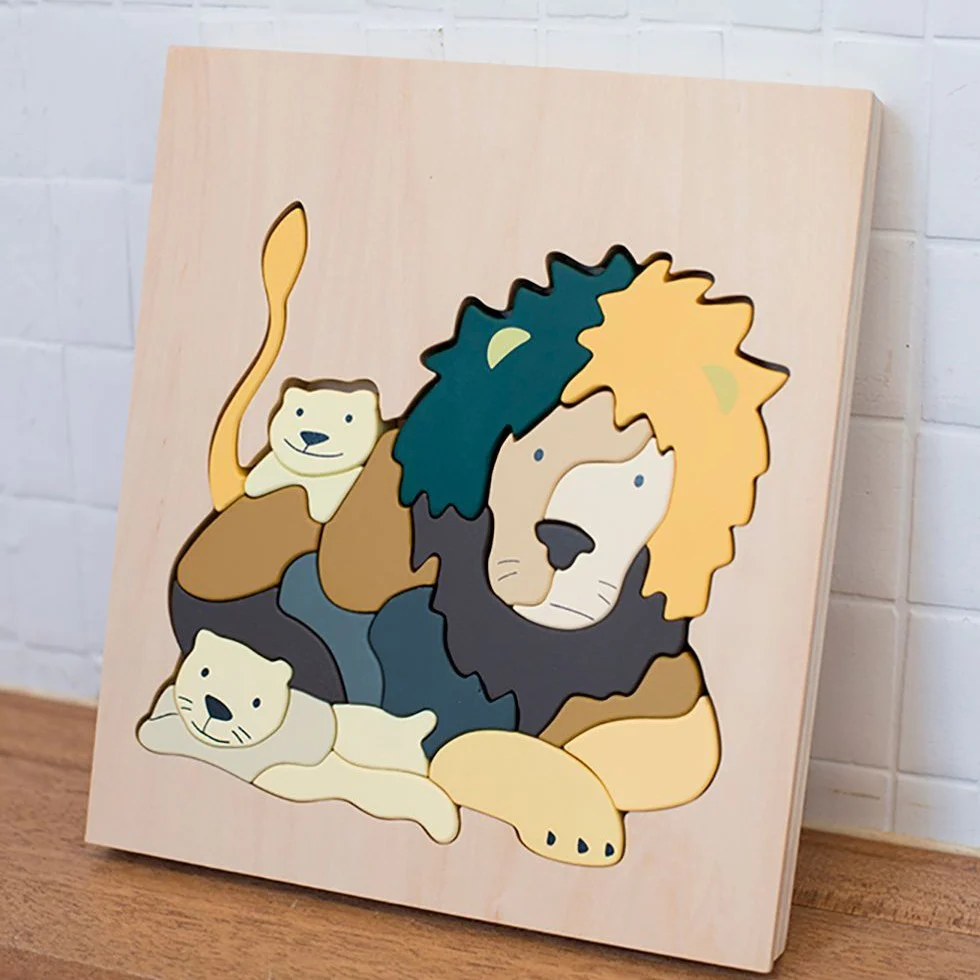 Lion Wooden Puzzle - Image 4