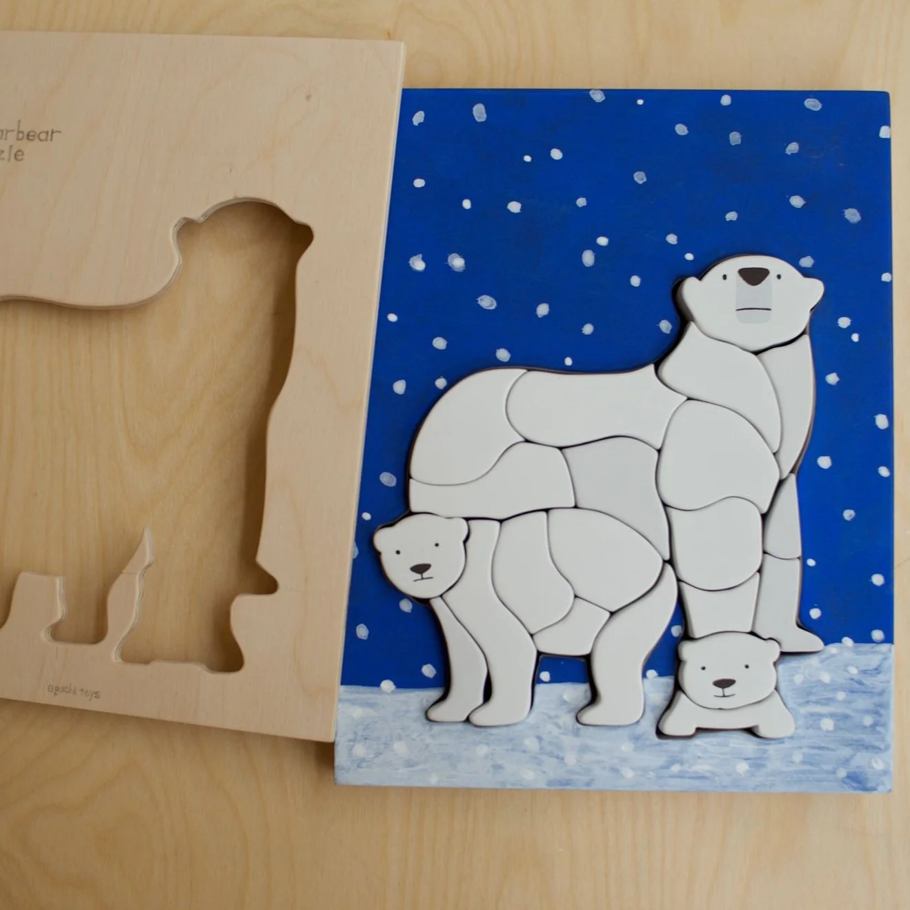 Polar Bear Wooden Puzzle - Image 4