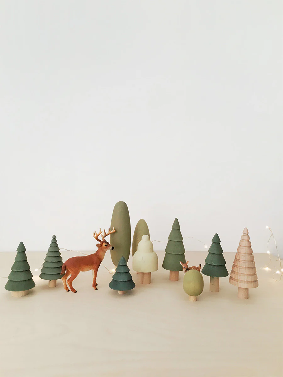 Wooden Forest Set - 10 Trees - Image 3