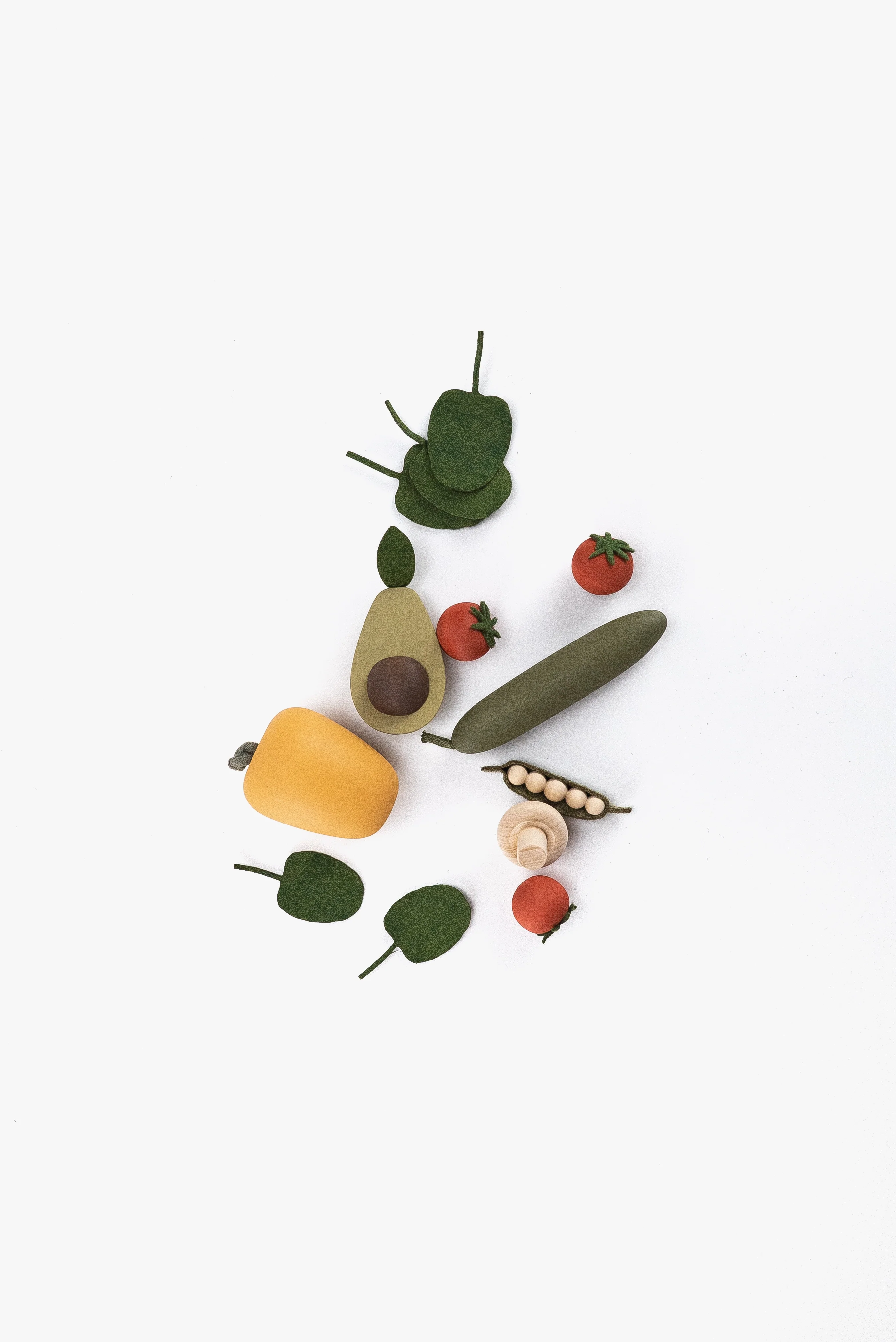 Wooden Veggie Salad Set - Image 6
